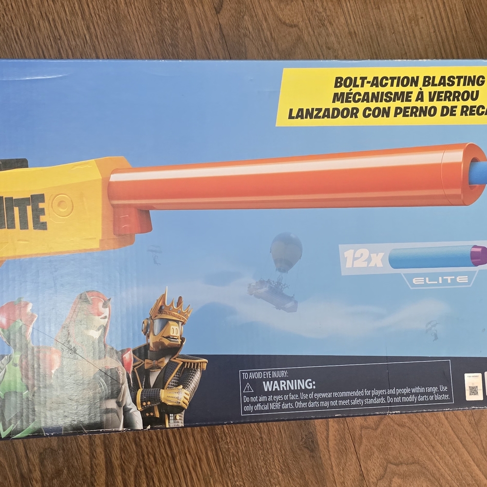Nerf Orange and Blue Action Figure Playset
